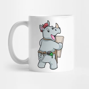 Rhino at Painting with Colours Mug